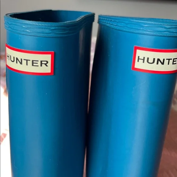 Hunter Vibrant Blue Waterproof Boots - Picture 5 of 7